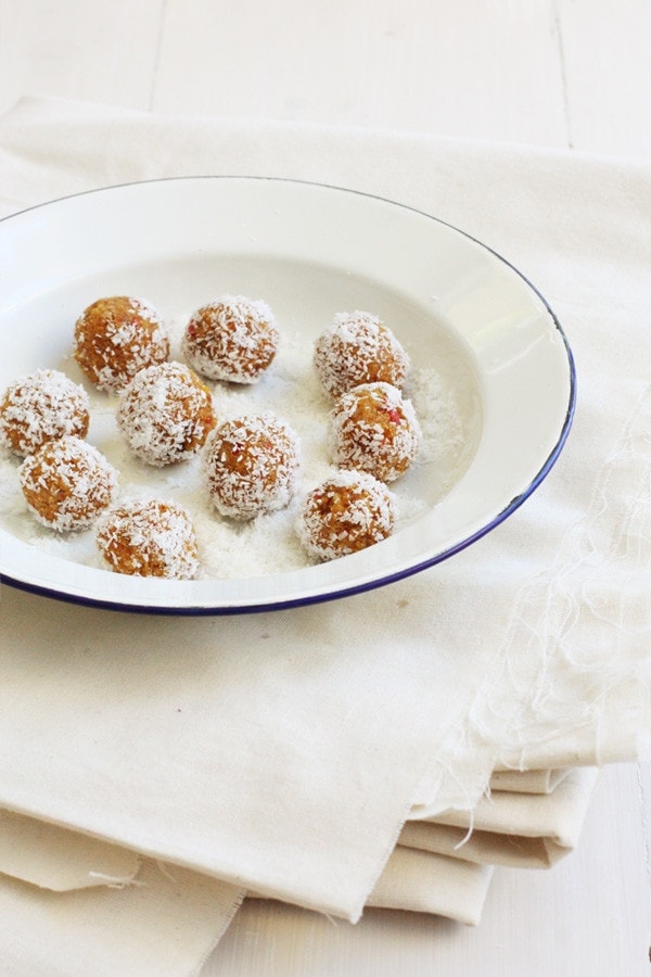 Coconut Apricot Fig Bites