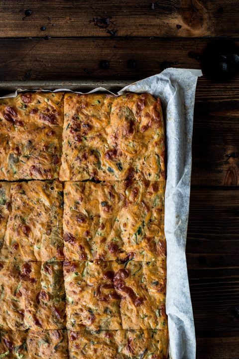 Zucchini And Sweet Potato Slice - Cook Republic