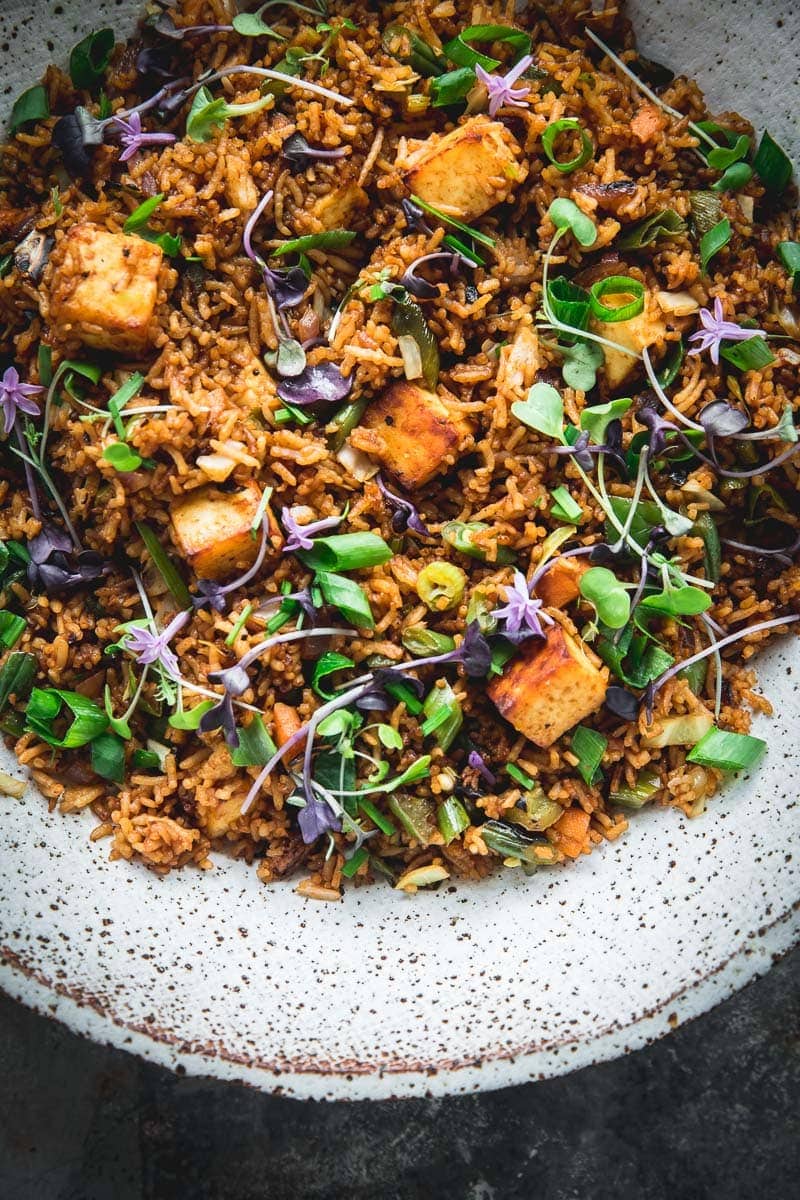 Indian Style Paneer Fried Rice - Cook Republic