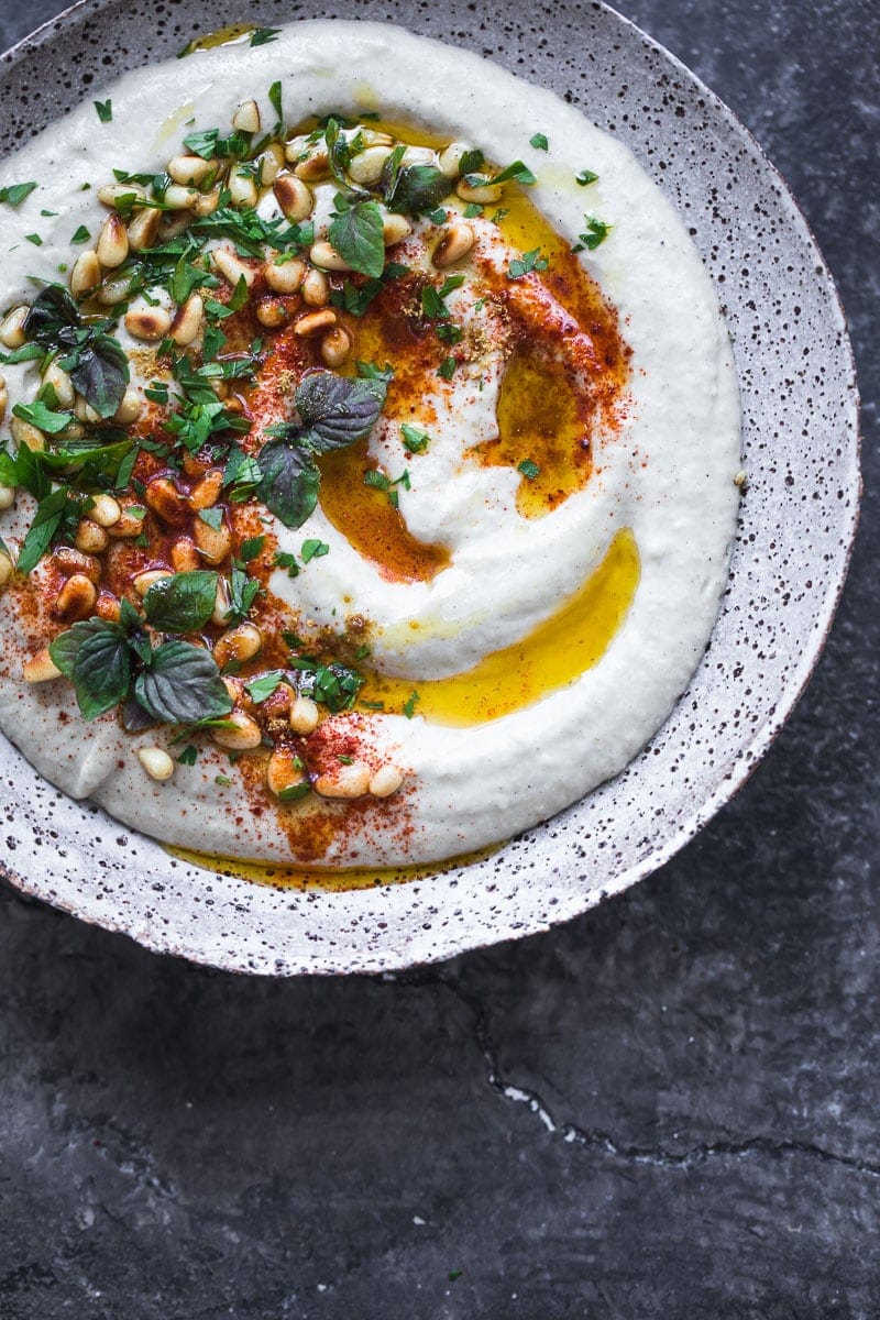 Homemade Baba Ghanoush And Lebanese Flatbread - Cook Republic #yeastbread #babaganoush #flatbread