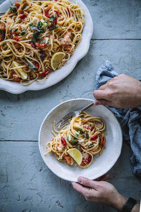 Chilli Crab Linguini - Cook Republic